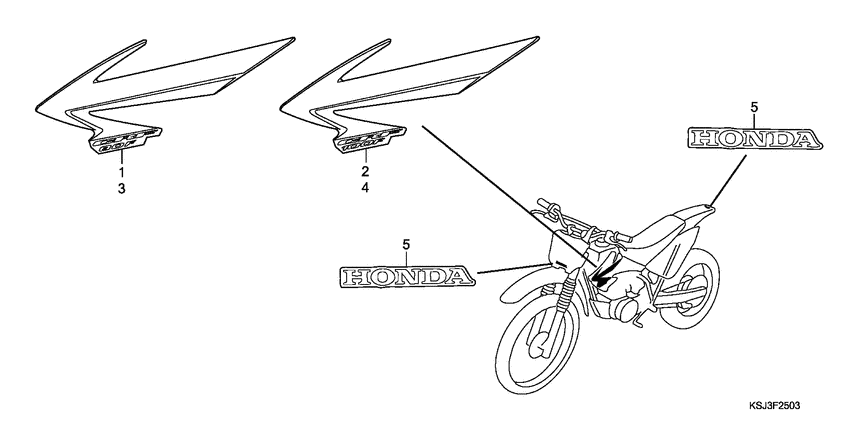 CRF100F Label read the manual