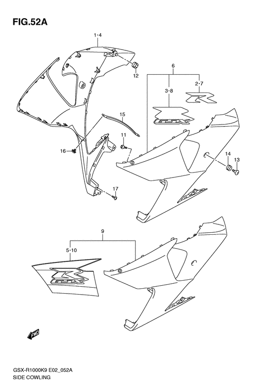 Side cowling