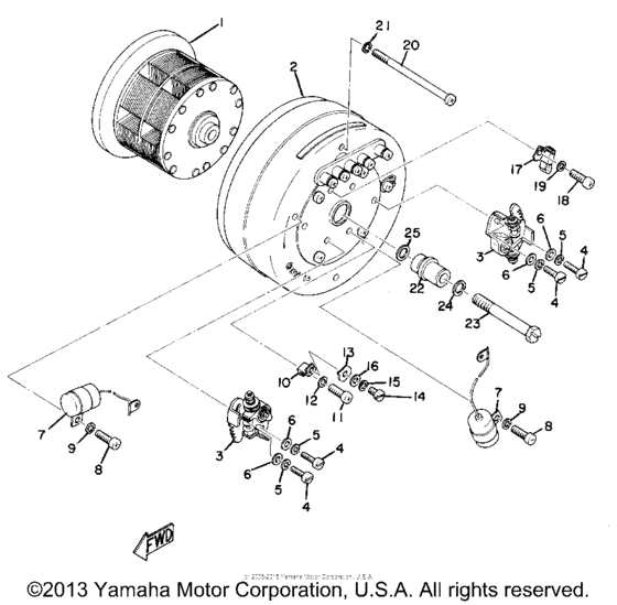 A - c - magnet generator