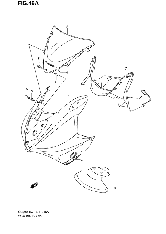 Cowling body
