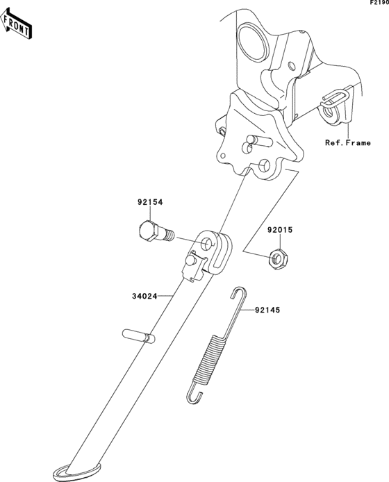 EX250 Подножка