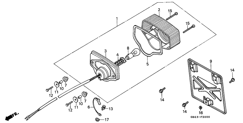 Taillight unit ass`y