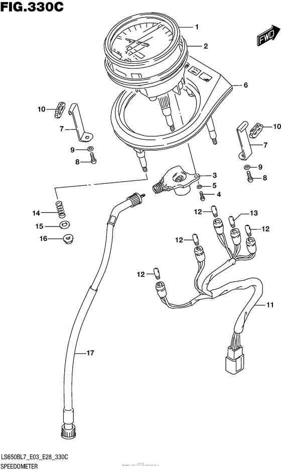 Speedometer (Ls650Bl7 E33)