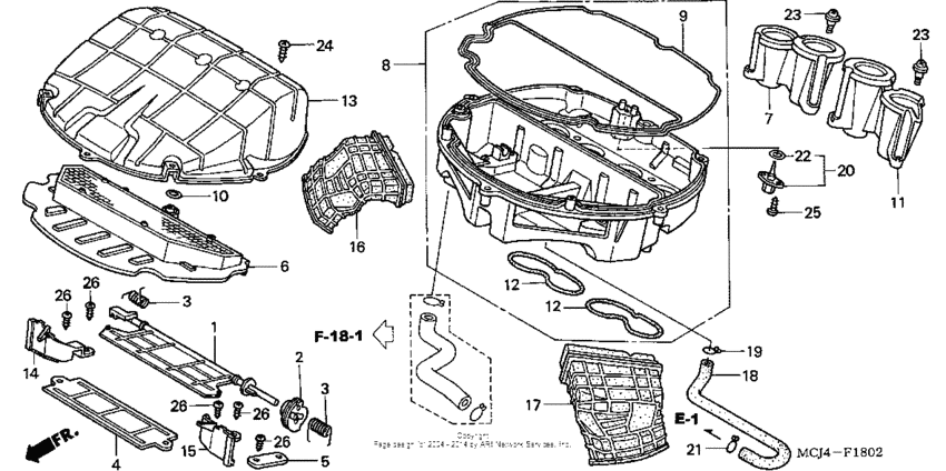 Air cleaner ('02-'03)