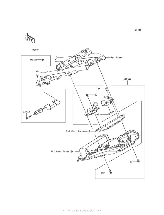 EX650 Accessory (U-Lock Bracket Etc.)