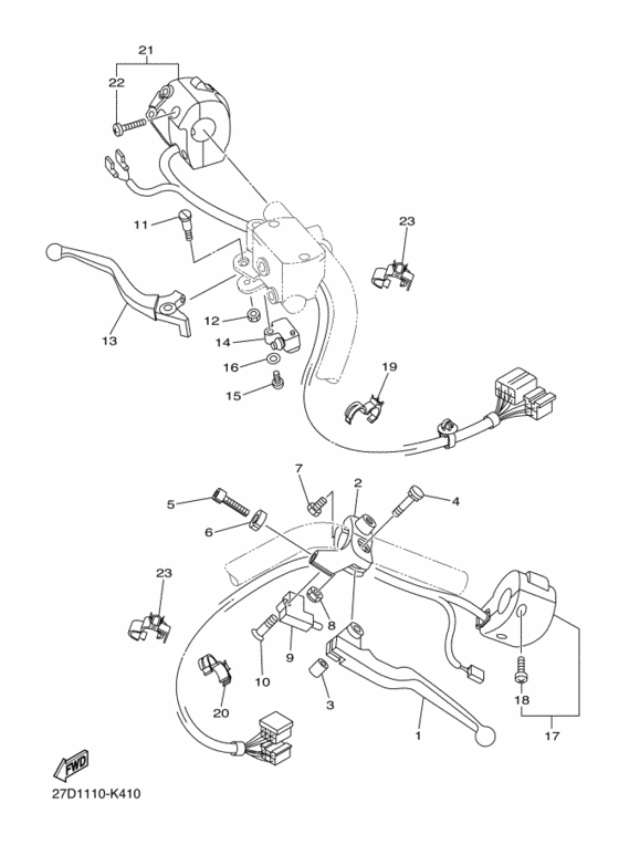 Handle switch & lever
