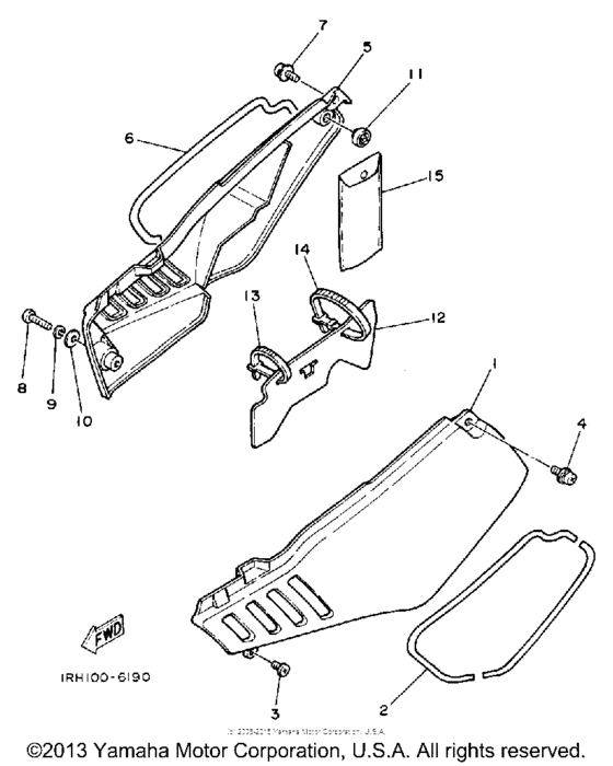 TT225S Боковые обтекатели
