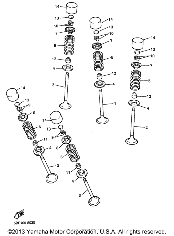 WR400FK Клапана