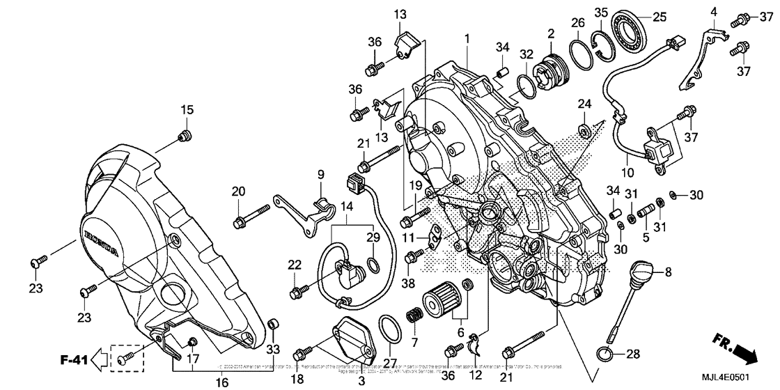 Right Crankcase Cover (2)