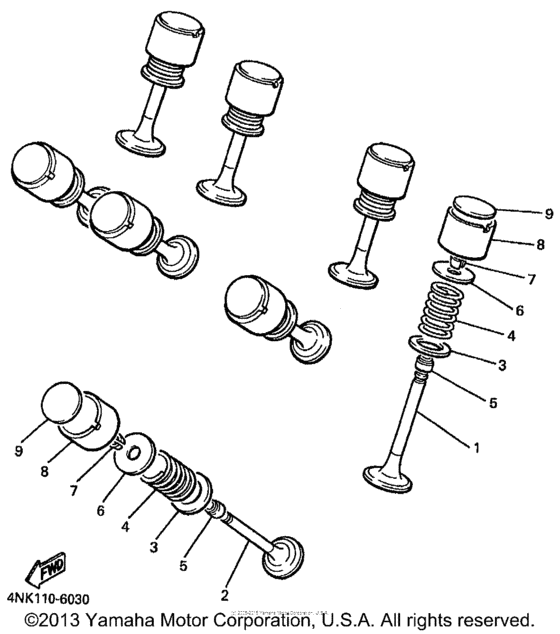 XVZ13LTKC Клапана