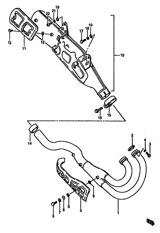 Muffler comp