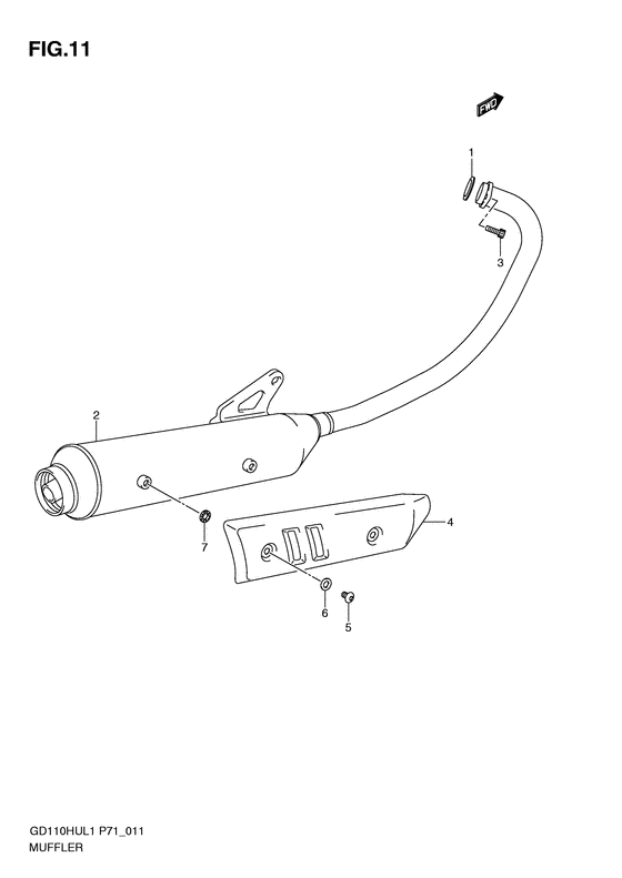 Muffler comp