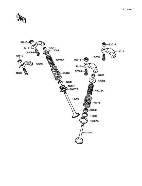 EX250 Клапана