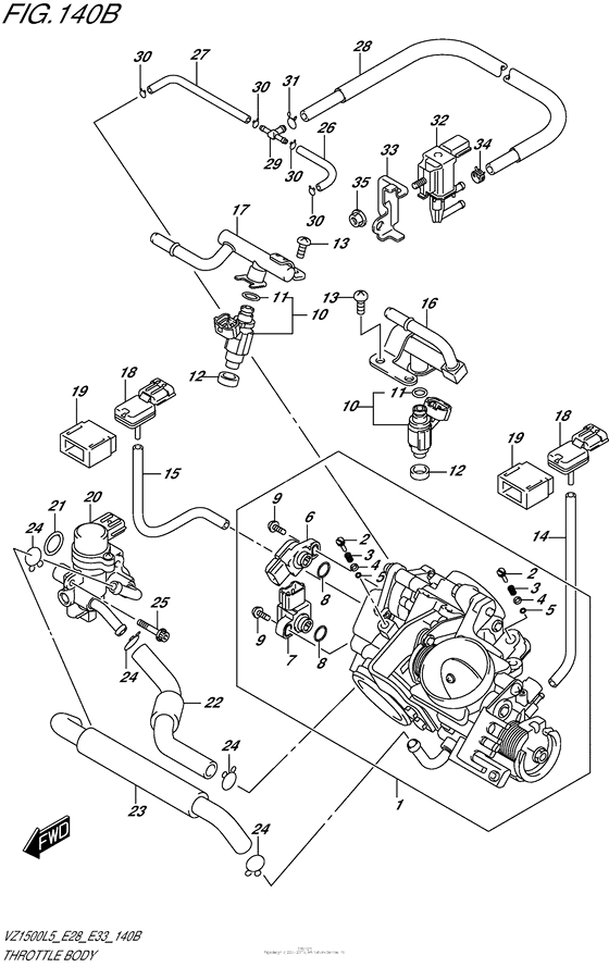 Throttle Body (Vz1500L5 E33)