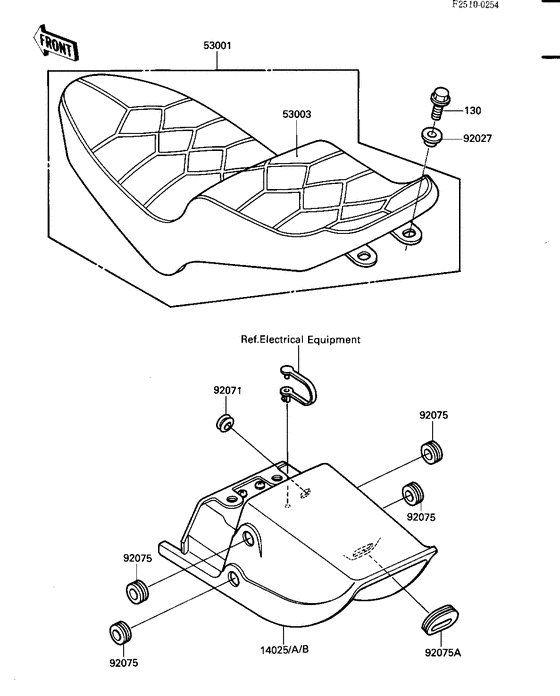 KZ1100 Seat / seat cover