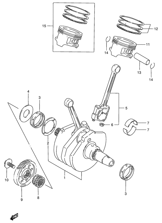 VS800 Вал коленчатый