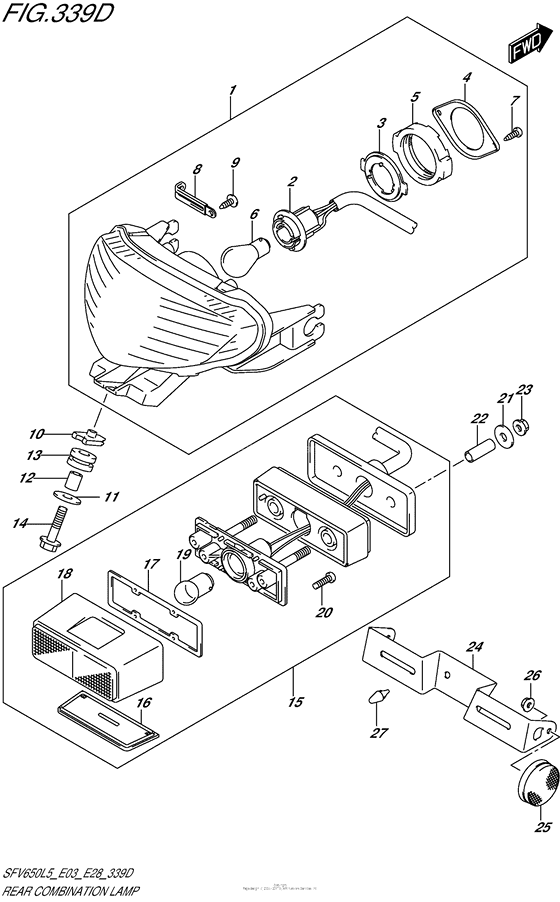 Rear Combination Lamp (Sfv650Al5 E28)