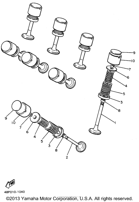XJ600SHC Клапана