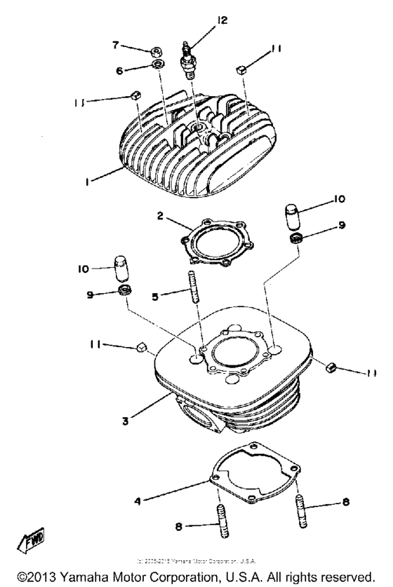 Cylinder head-cylinder
