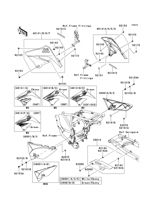 Side covers/chain cover(1/2)