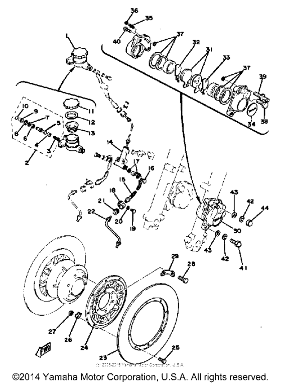 Double disc brake