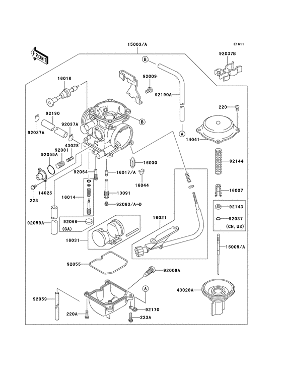 Carburetor assy