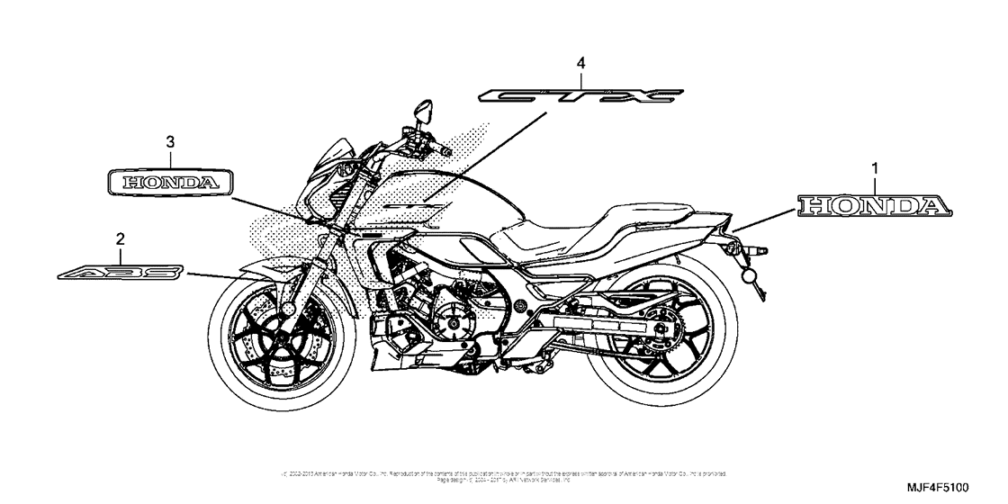 CTX700N Mark + Emblem