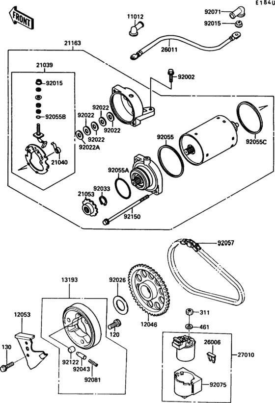 EX500 Стартер