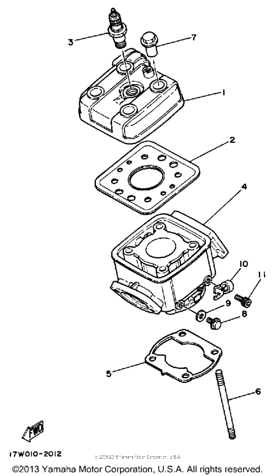Cylinder head - cylinder