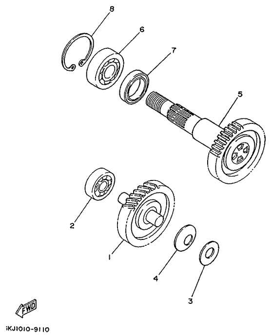 YE50 Трансмиссия