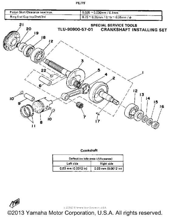 Crank-piston