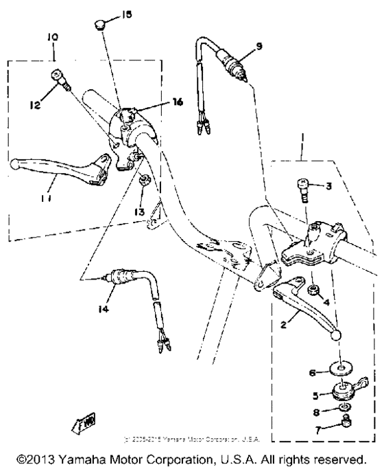 Handle switch-lever
