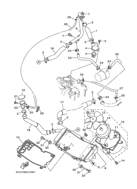 Radiator & hose