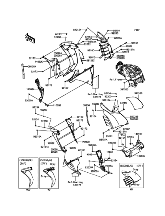 Cowling(1/2)(Center)