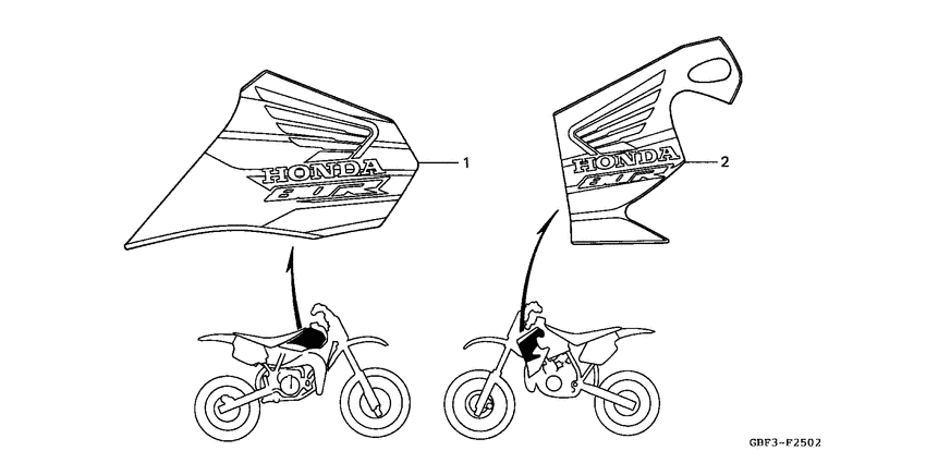 CR80R Label read the manual