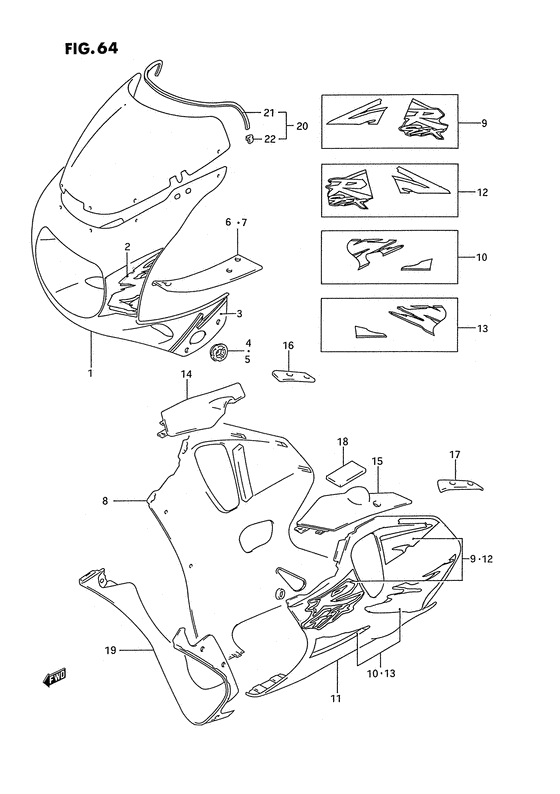 Cowling body
