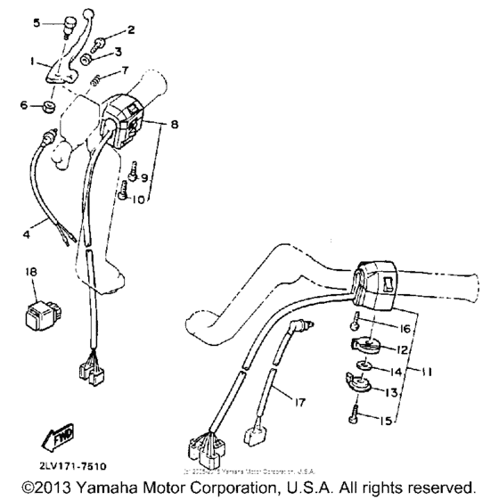 Handle switch-lever
