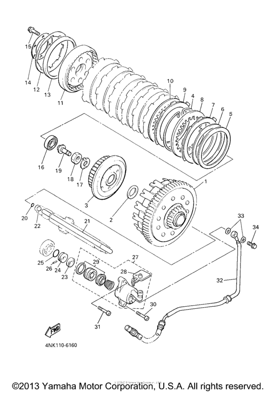 XVZ13ATM Сцепление