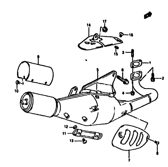 Muffler comp