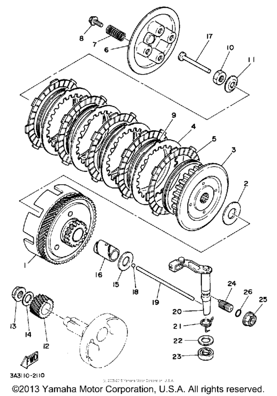 RT100D Сцепление