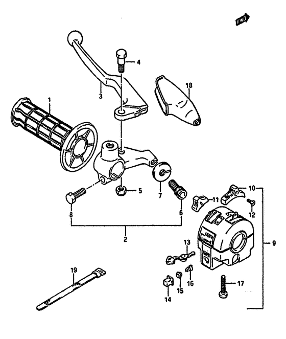 Left handle switch