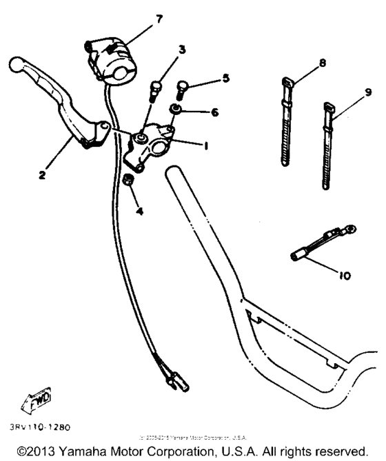 Handle switch - lever
