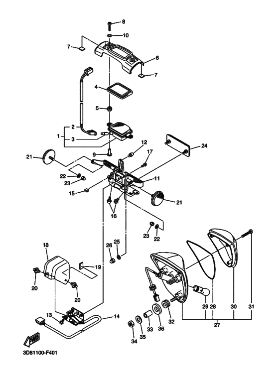 Taillight unit ass`y