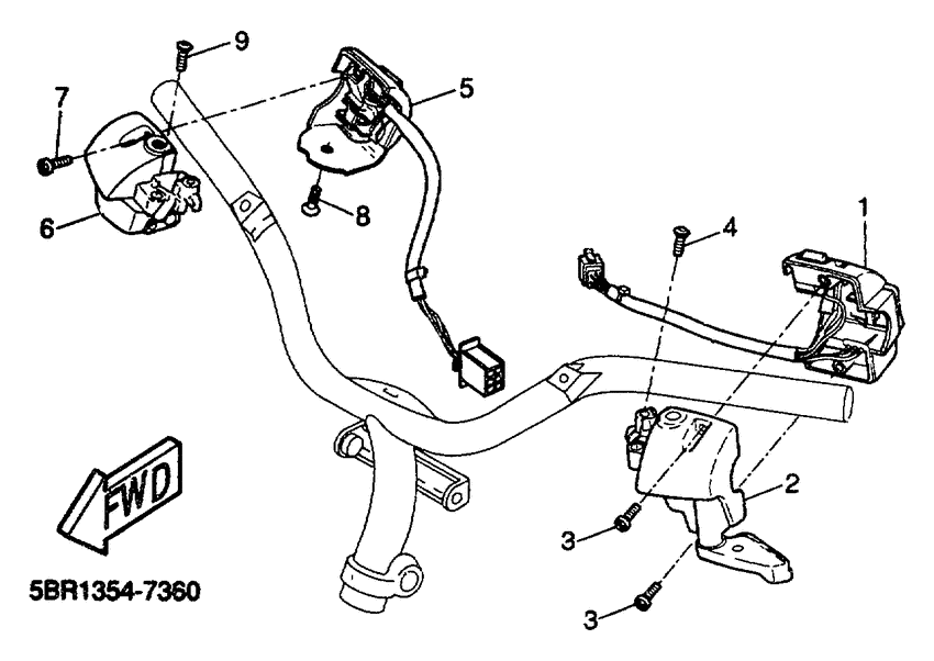 YQ50 Handle switch. lever