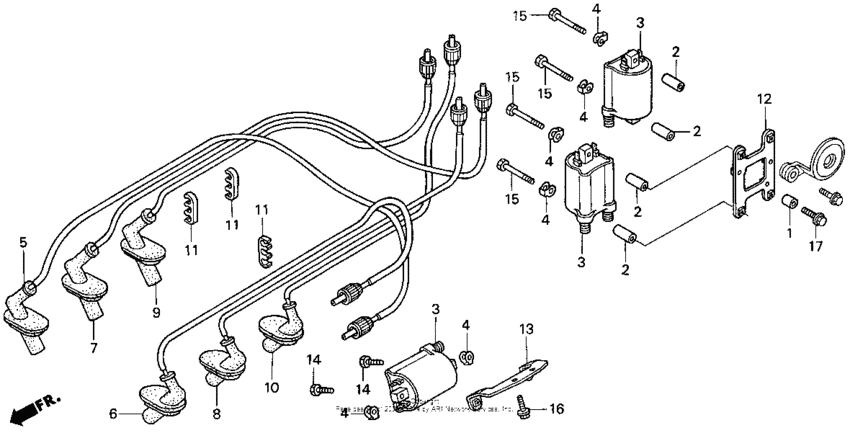 GL1500C Катушка зажигания