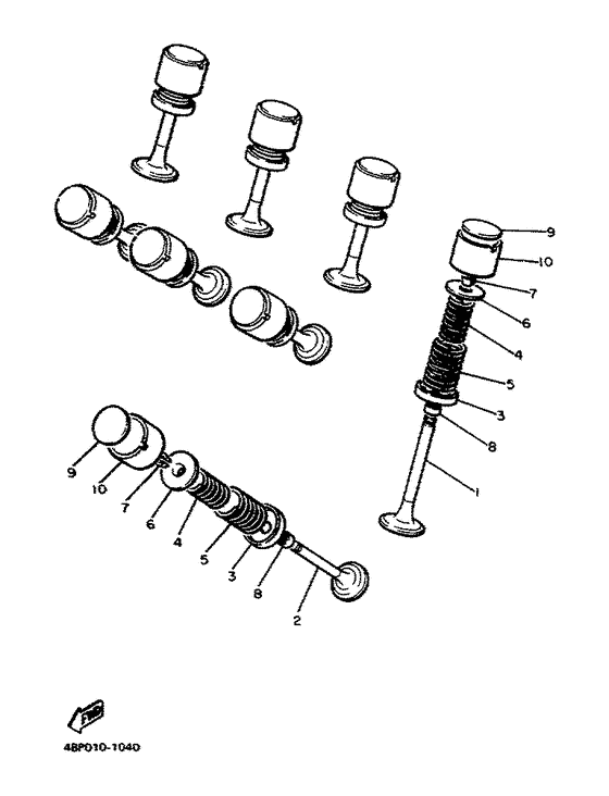 XJ600S Клапана