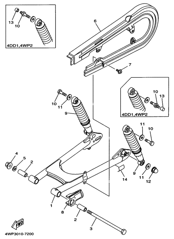 SR125L ﾘﾔｱｰﾑ. ｻｽﾍﾟﾝｼﾖﾝ