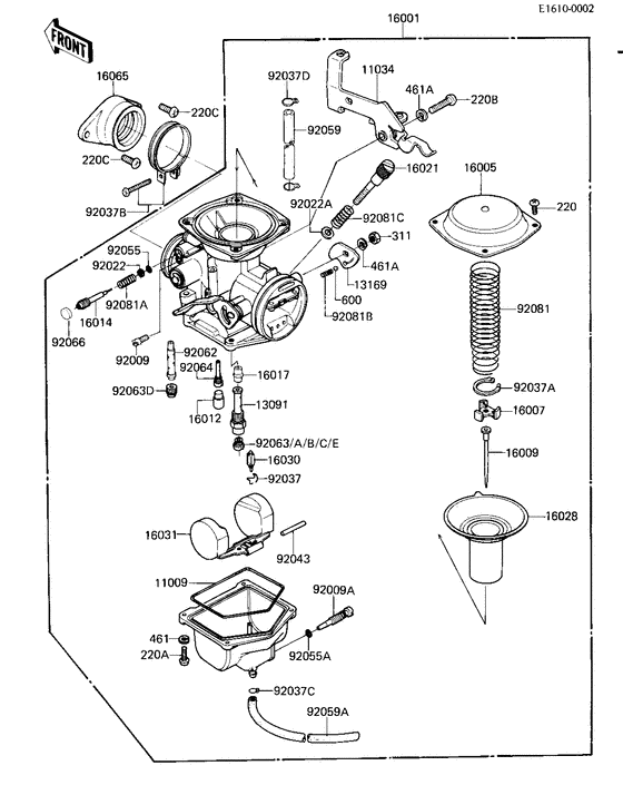 Carburetor assy