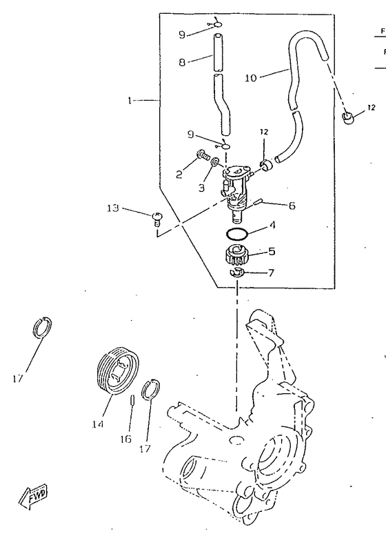 CW50RSX Масляный насос