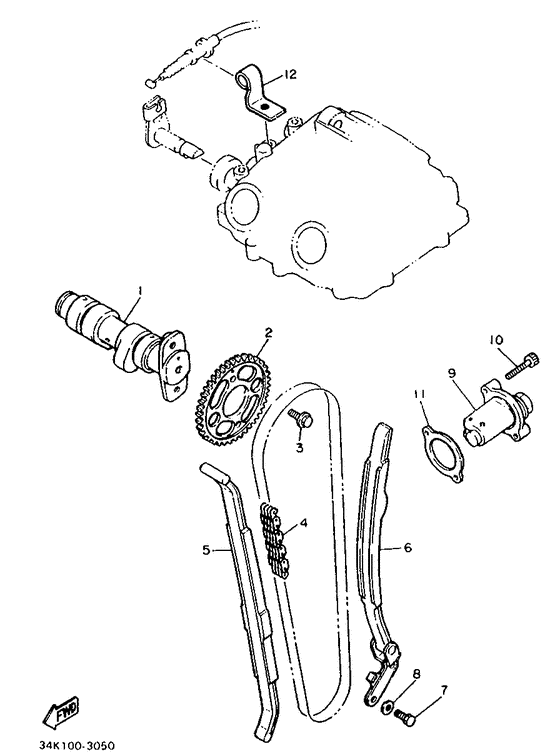 Camshaft. chain